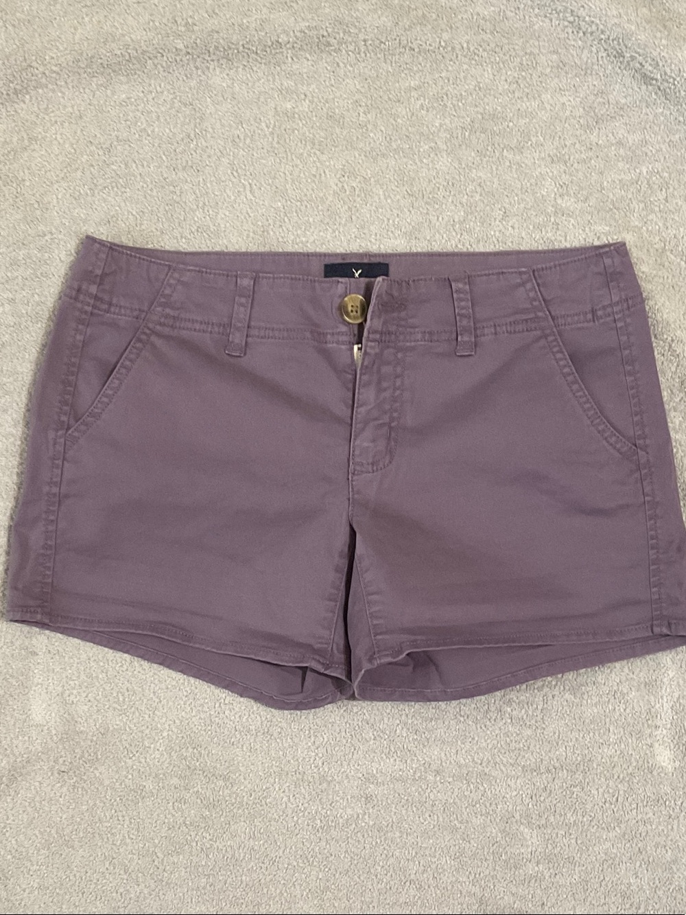 Women’s Casual Lavender Shorts - Comfortable Mid-Rise